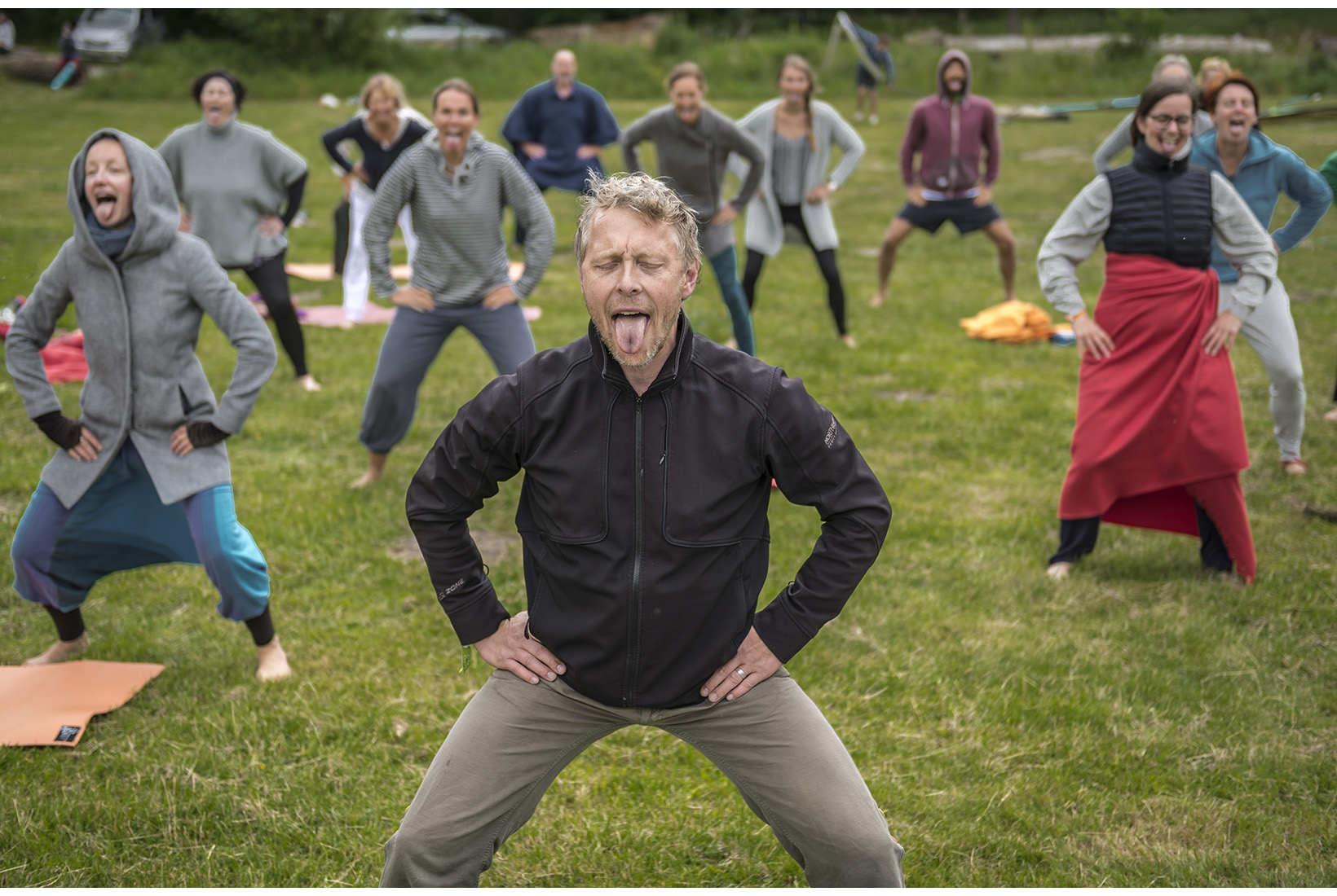 Yoga Love Festival auf der Insel Plauer Werder. Mecklenburg, 17.06.2017